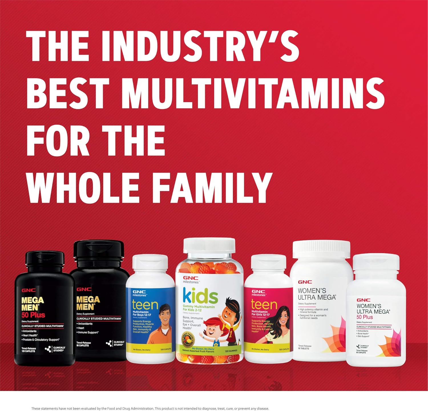 GNC Mega Men Multivitamin Twin Pack - 180 Count for Heart Health & Immune Support