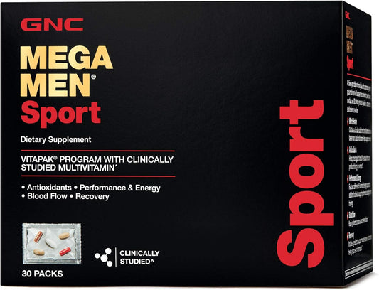 GNC Mega Men Sport Vitapak Program: Comprehensive Daily Nutrition for Active Men