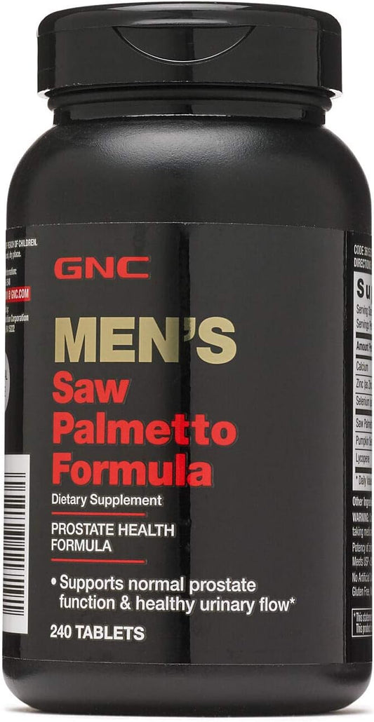 GNC Men's Saw Palmetto Supplement for Prostate Health | 240 Tablets