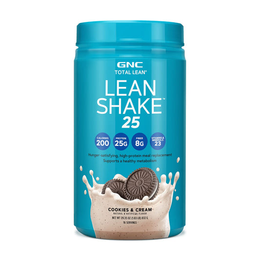 GNC Total Lean Lean Shake 25 Cookies and Cream Protein Powder - 16 Servings