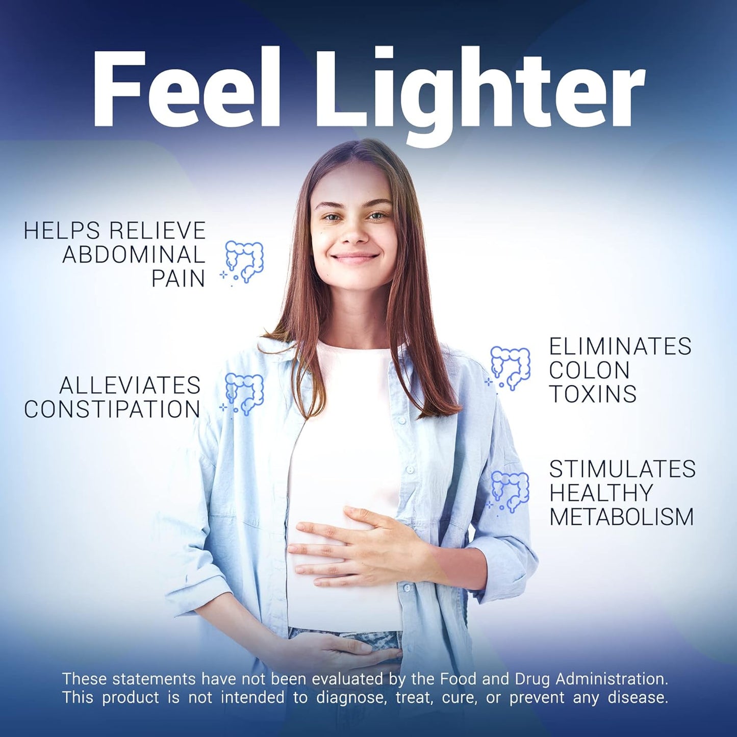 Go-Daily Advanced Colon Cleanse Probiotic Gummies for Gut Health, Constipation Relief - 60 Gummies