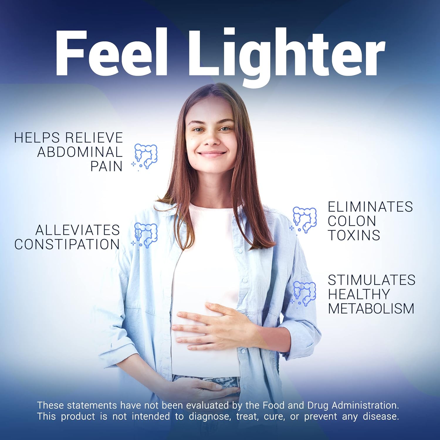 Go-Daily Advanced Colon Cleanse Probiotic Gummies for Gut Health, Constipation Relief - 60 Gummies