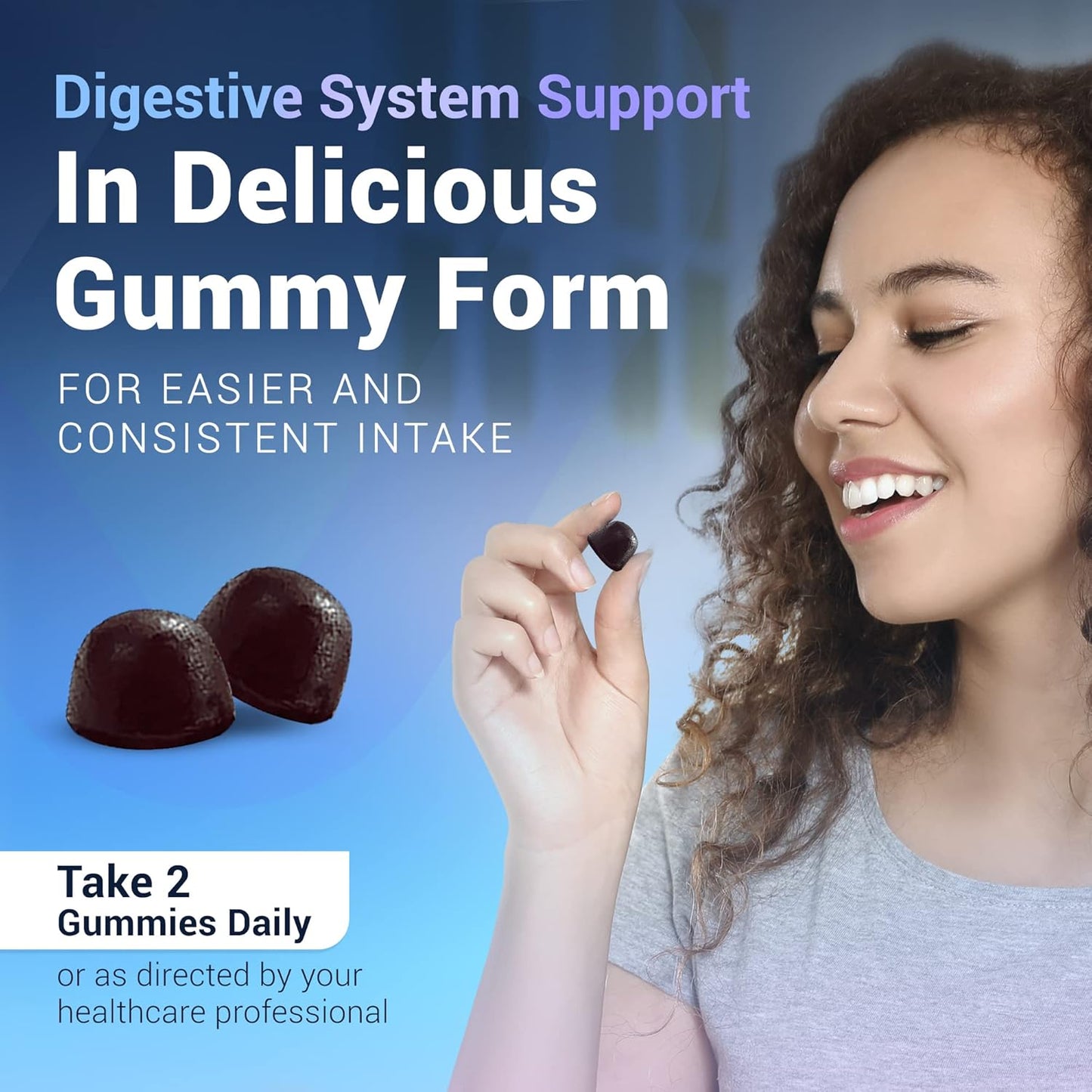 Go-Daily Advanced Colon Cleanse Probiotic Gummies for Gut Health, Constipation Relief - 60 Gummies