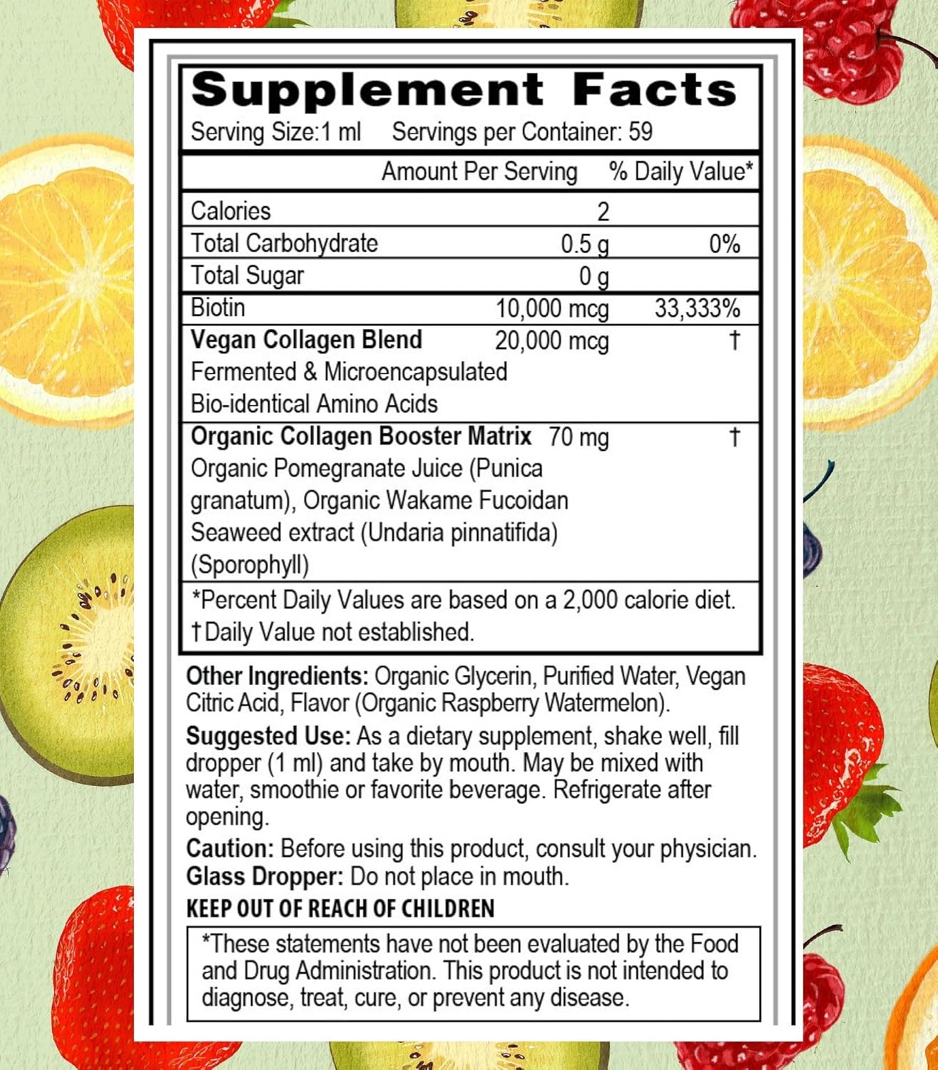 Go Healthy Natural Vegan Liquid Multivitamin and Collagen Biotin Bundle - Boost Your Health Naturally!