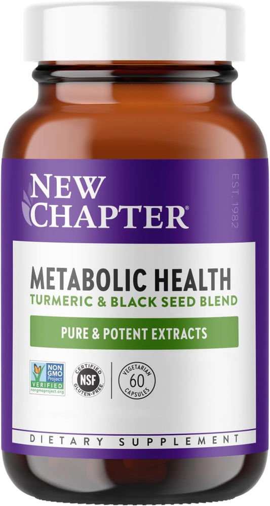 Golden Black Seed & Turmeric Capsules for Metabolic Health and Healthy Mood - 60 ct Vegan Capsules - BoostGo Australia