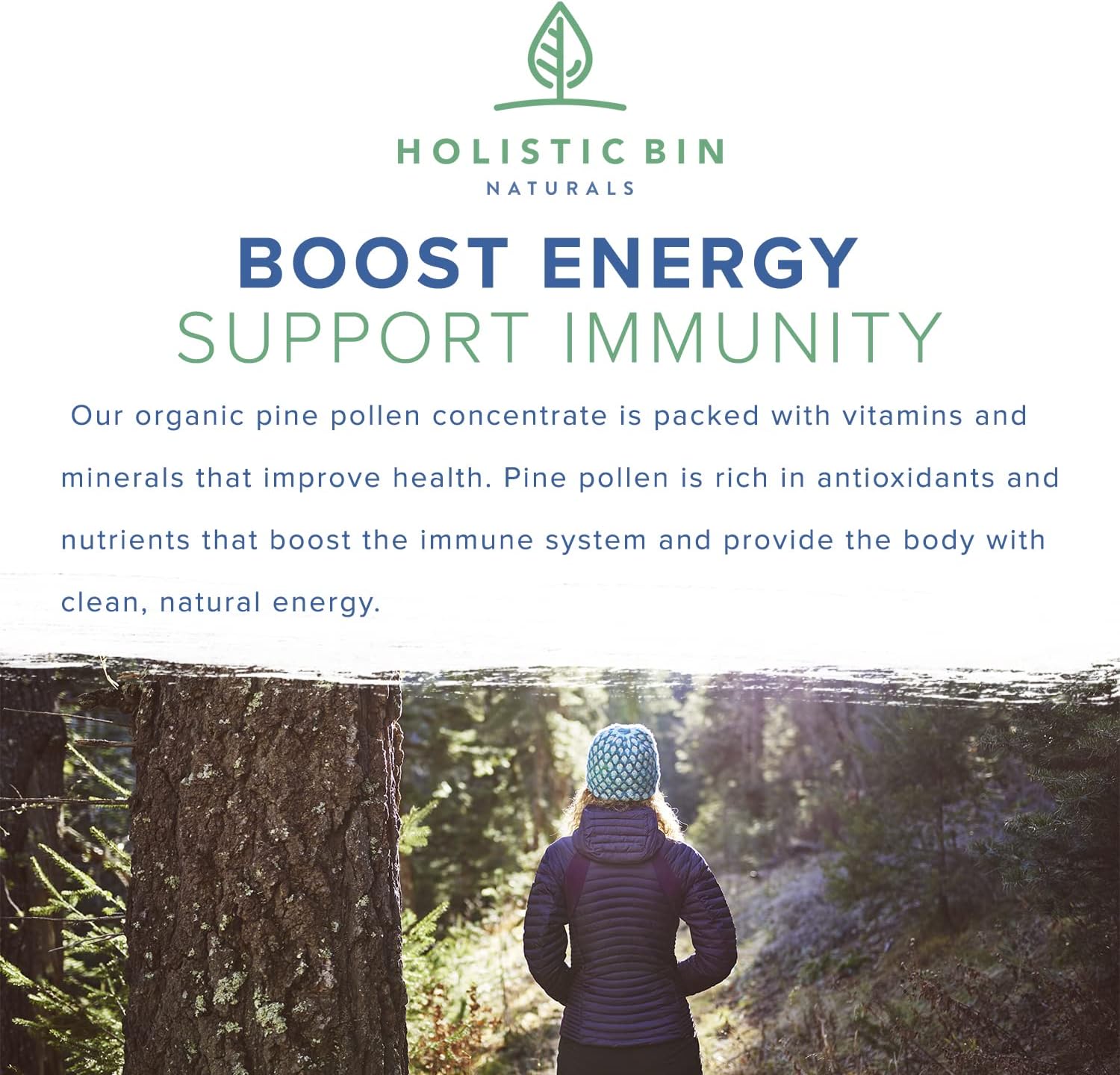 Golden Canadian Pine Pollen Powder - 20g Pure Supplement, Wild Harvested from Lodgepole Pine Tree | Non GMO, Pharmaceutical Grade Organic Pollen