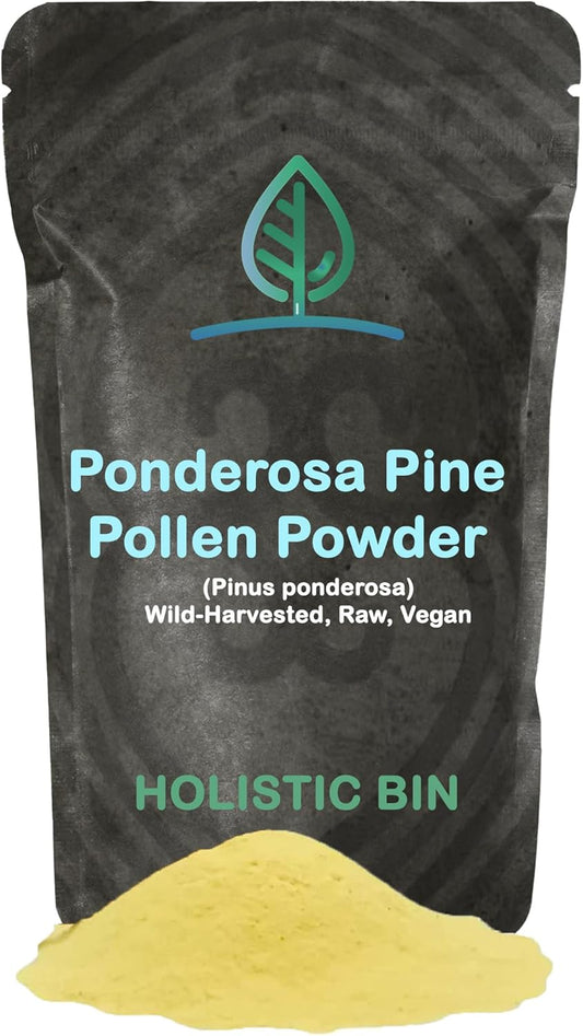 Golden Canadian Ponderosa Pine Pollen Powder - 20g Organic Supplement