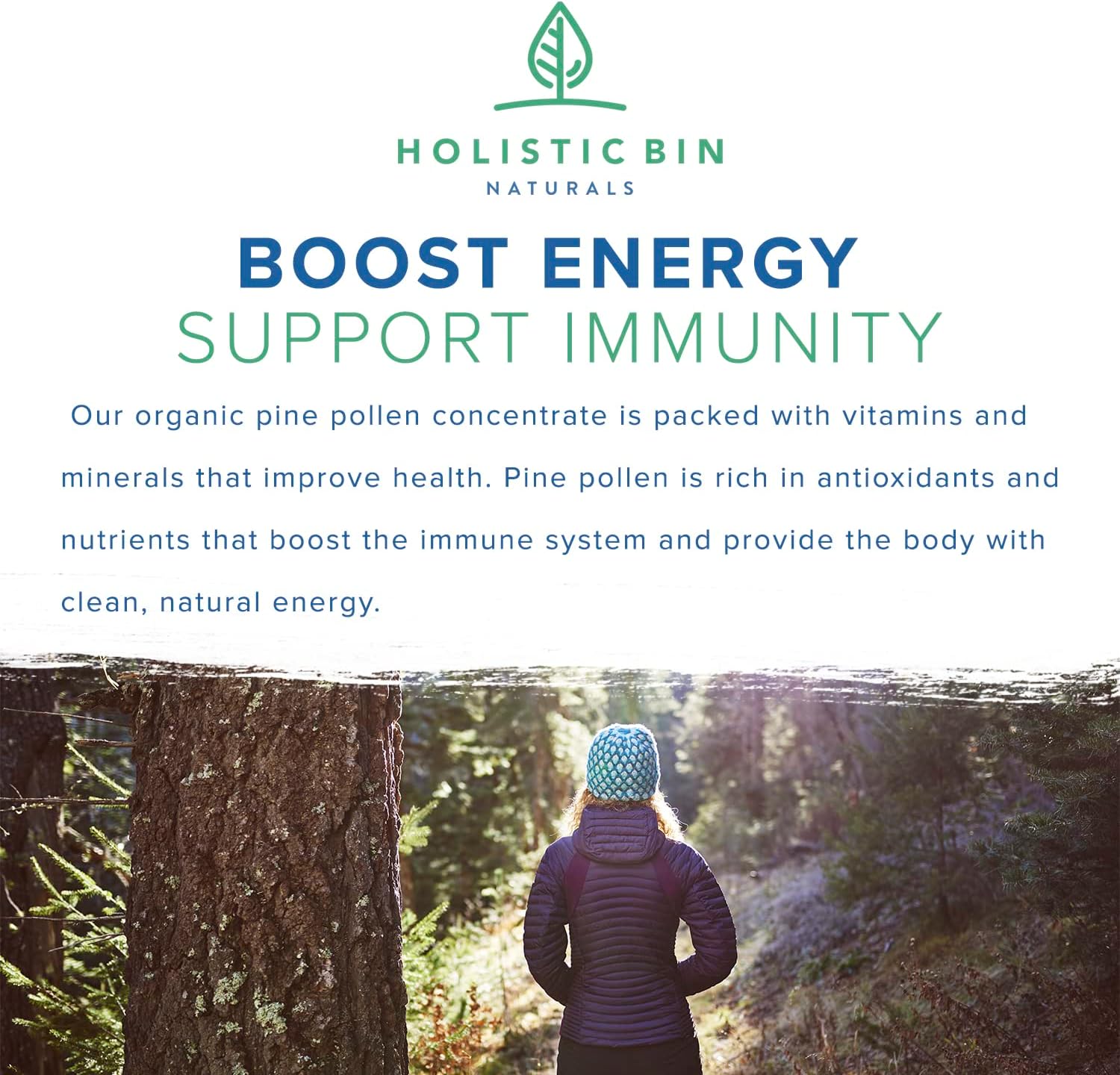 Golden Canadian Ponderosa Pine Pollen Powder - 20g Organic Supplement