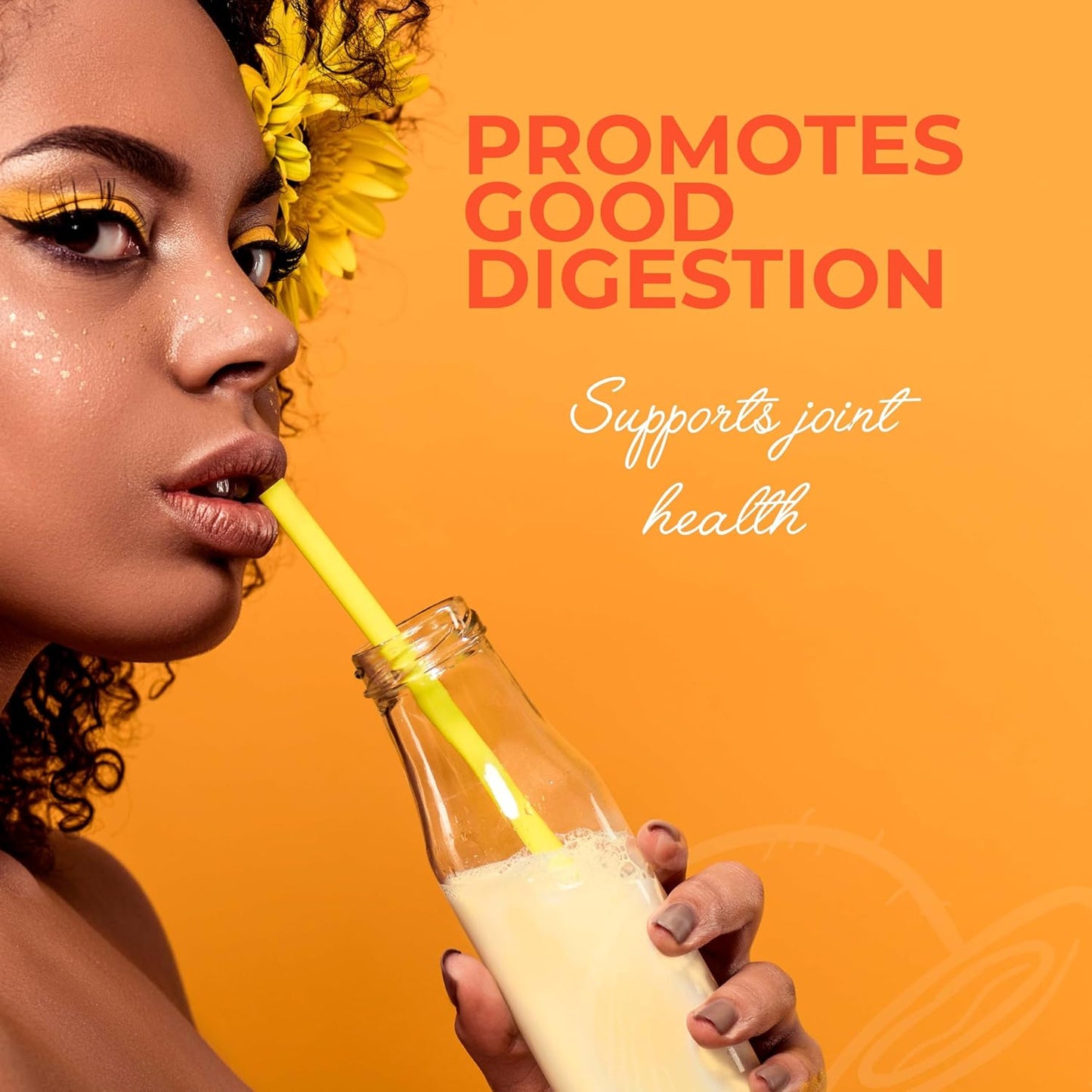 Golden Milk Powder with Turmeric, Ginger, Cinnamon, Cardamom, and Coconut Milk for Good Digestion - 100% Natural and Gluten Free - 28.2 oz