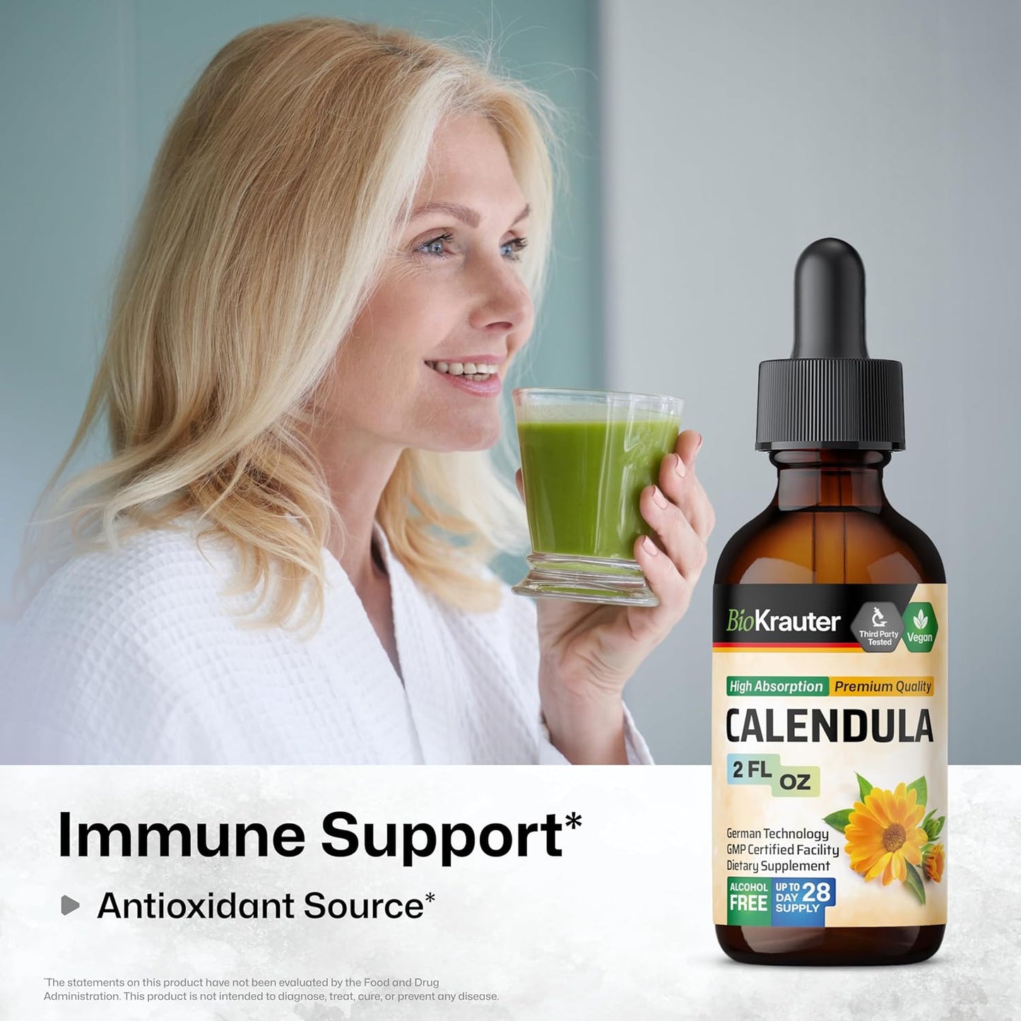 Goldenseal and Calendula Tincture Combo Pack - 2 Fl. Oz. each