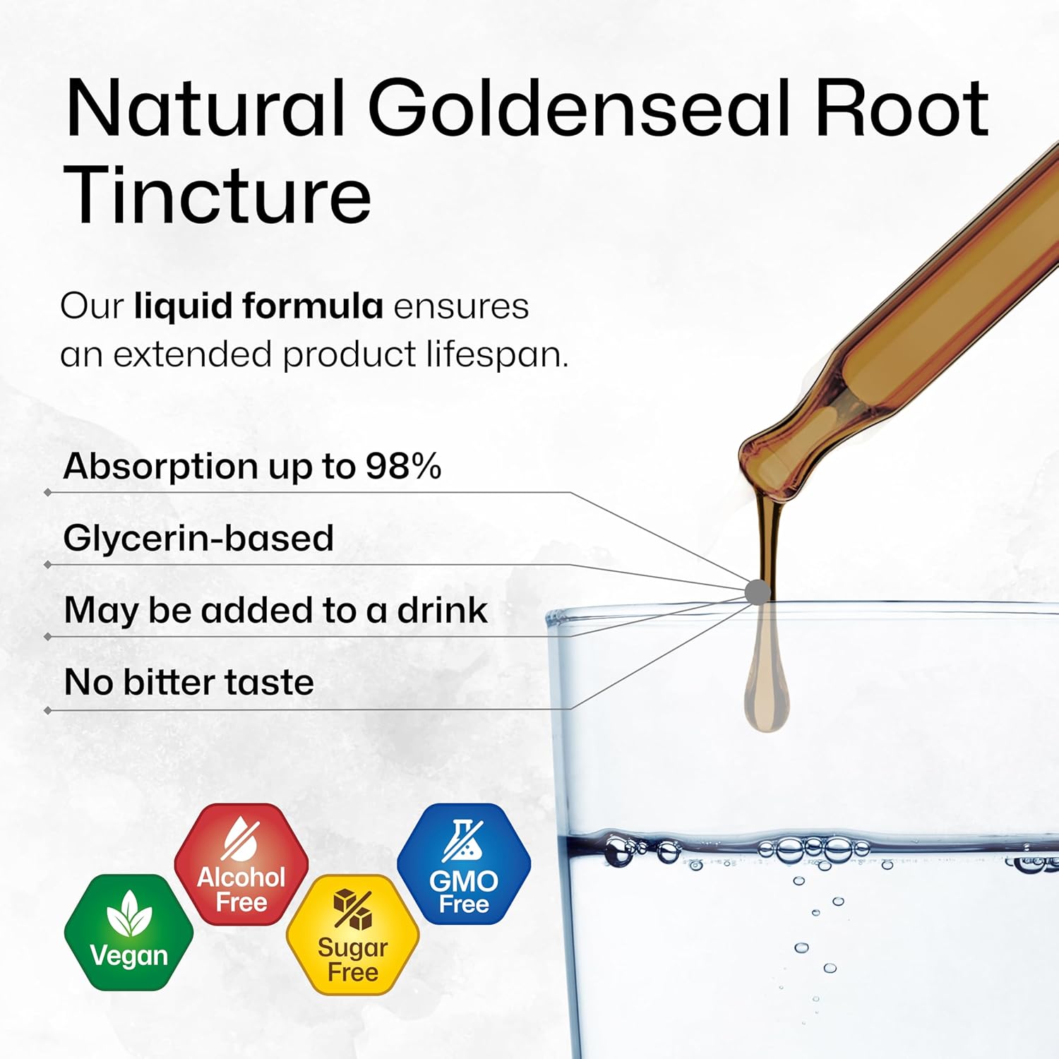 Goldenseal Tincture and Lemon Balm Gummies Bundle - 4 Fl. Oz. and 60 Count