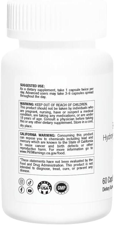 Gorilla Mind Turk-Plex® Capsules - Enhanced Bioavailability with Hydroxypropyl-β-Cyclodextrin (500mg x 60)