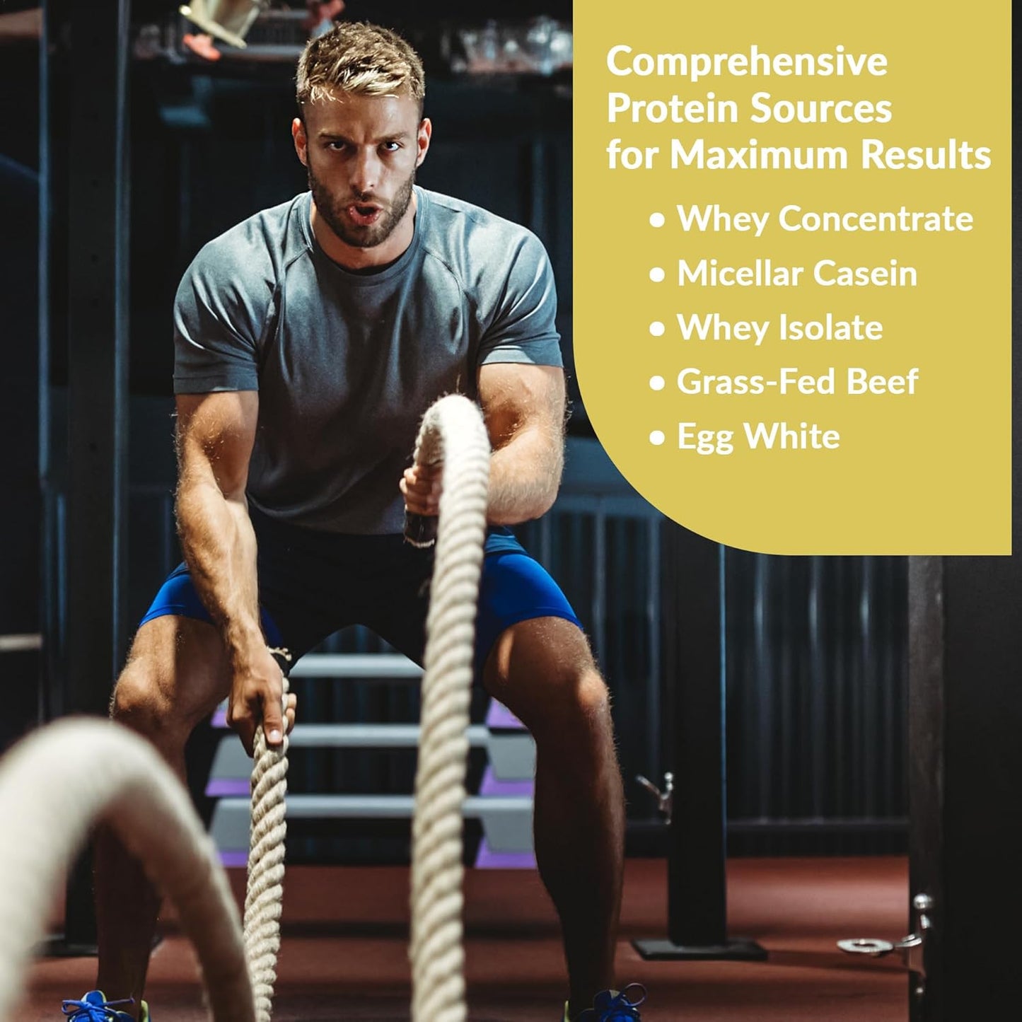 Granite Protein Powder: Vanilla Whey Isolate & Concentrate Blend with Casein for Muscle Building & Recovery - 23g Protein (30 Servings)