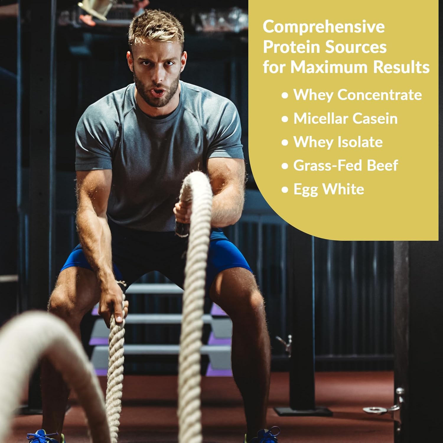 Granite Protein Powder: Vanilla Whey Isolate & Concentrate Blend with Casein for Muscle Building & Recovery - 23g Protein (30 Servings)