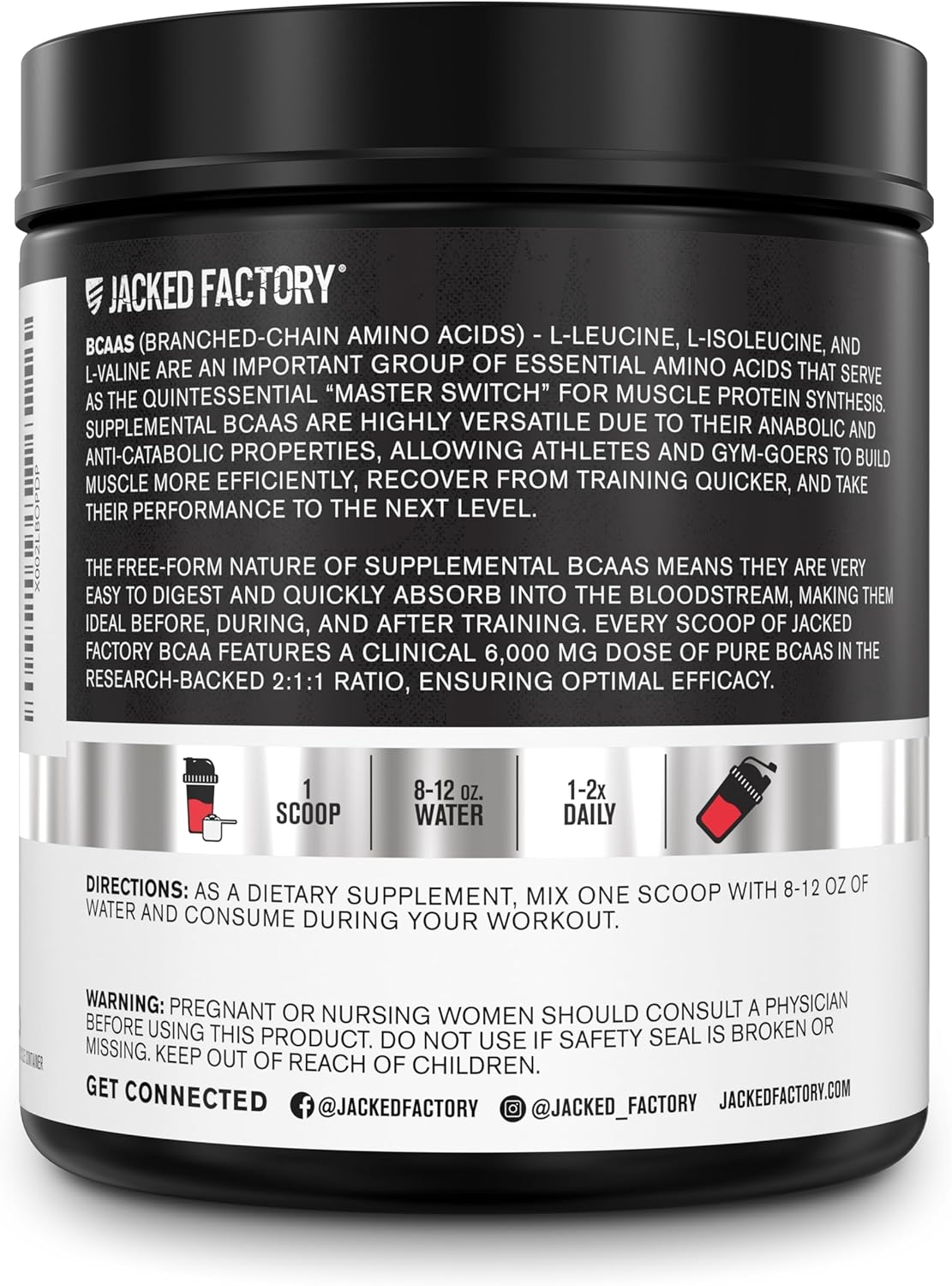 Grape Nitrosurge Pre-Workout & Fruit Punch BCAA Combo for Muscle Building and Recovery by Jacked Factory