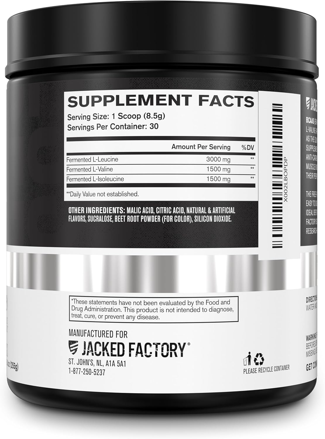 Grape Nitrosurge Pre-Workout & Fruit Punch BCAA Combo for Muscle Building and Recovery by Jacked Factory