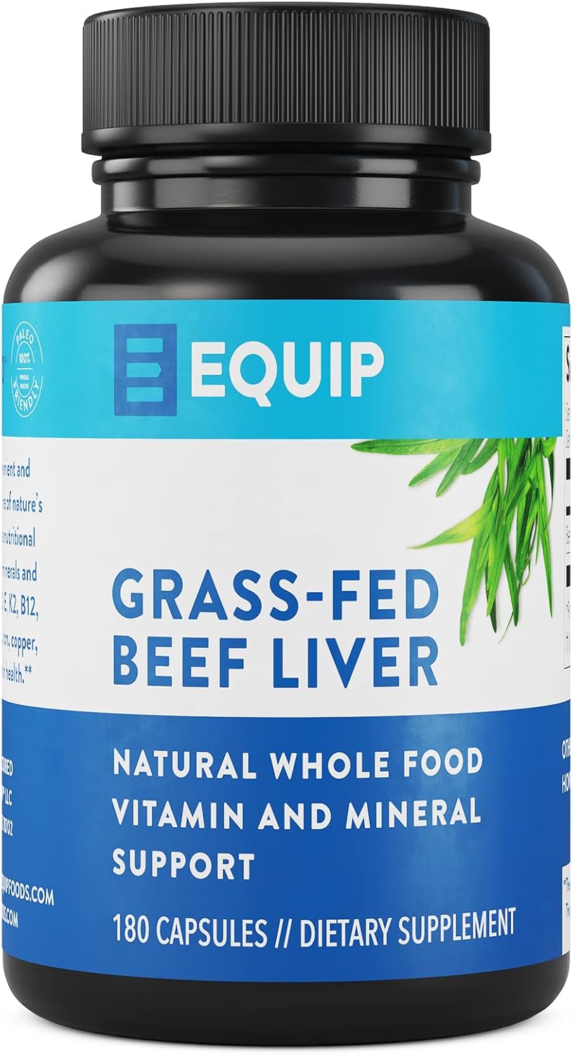 Grass-Fed Beef Liver and Organ Capsules for Improved Nutrition and Wellness