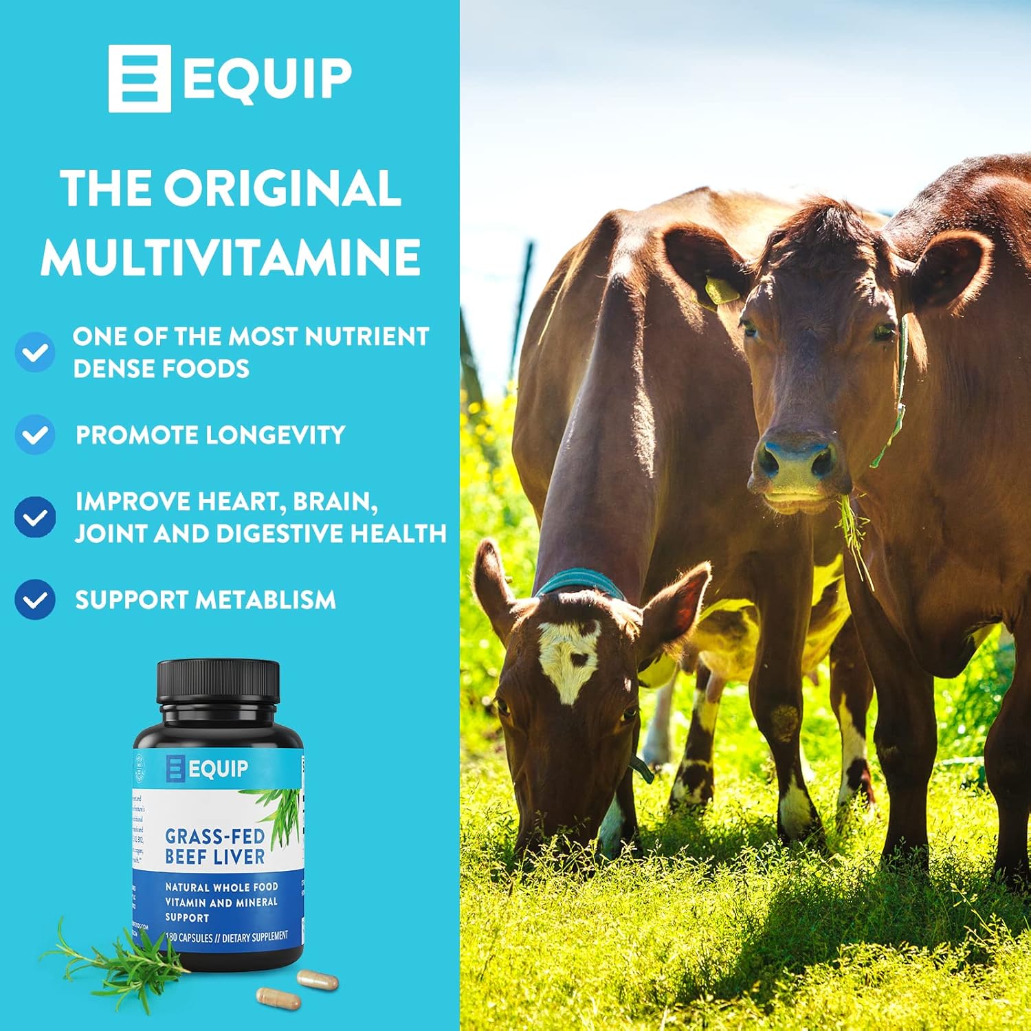 Grass-Fed Beef Liver and Organ Capsules for Improved Nutrition and Wellness
