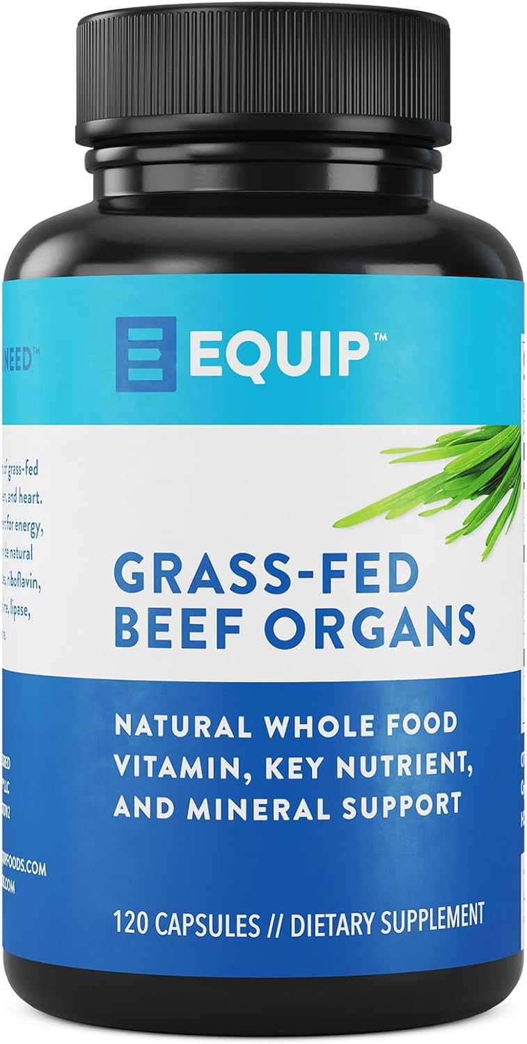 Grass-Fed Beef Liver and Organ Capsules for Improved Nutrition and Wellness