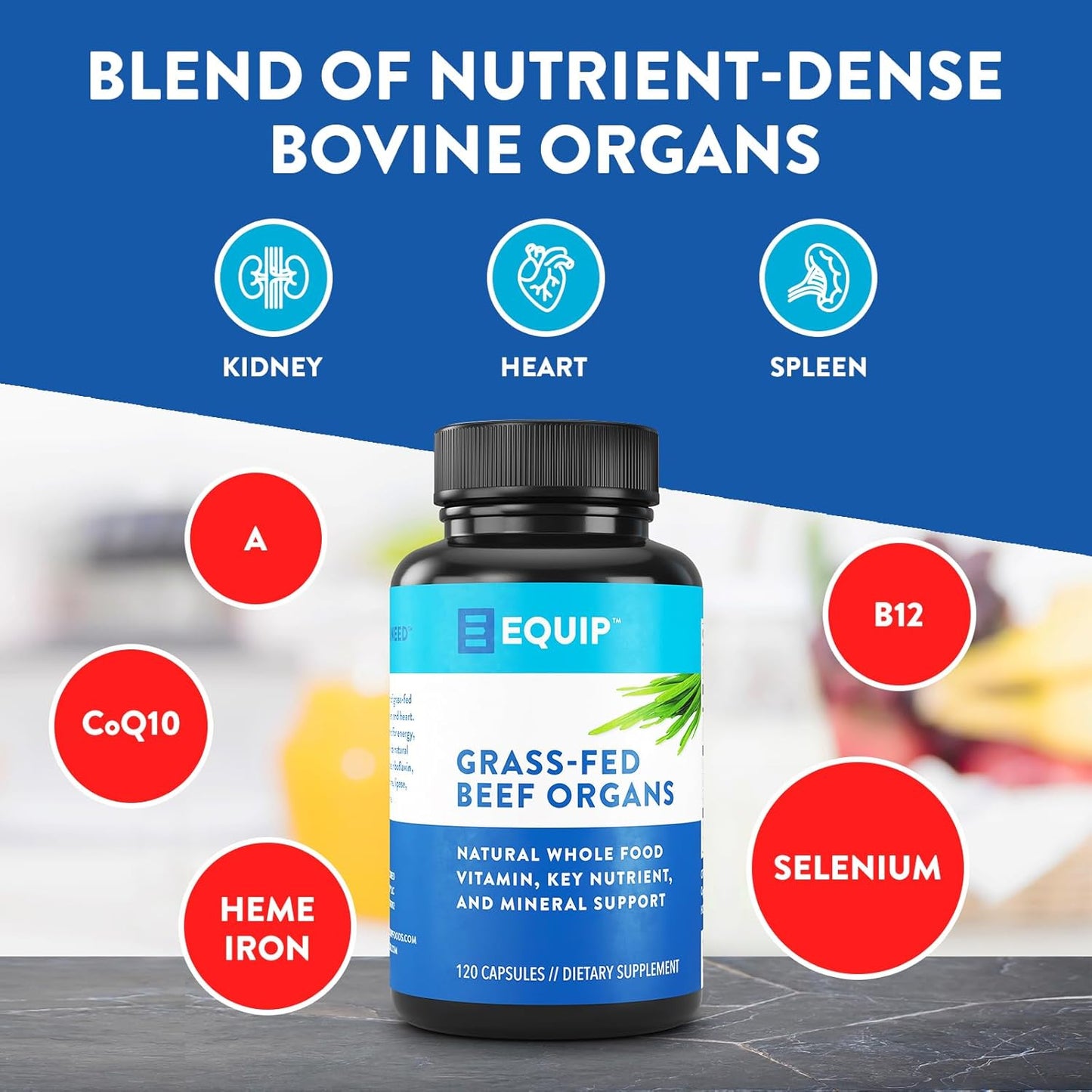 Grass-Fed Beef Liver and Organ Capsules for Improved Nutrition and Wellness