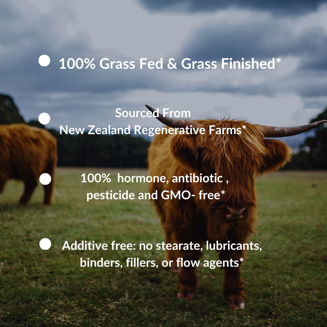 Grass Fed Beef Liver Capsules for Energy and Wellness Support by Pure World Nutrition