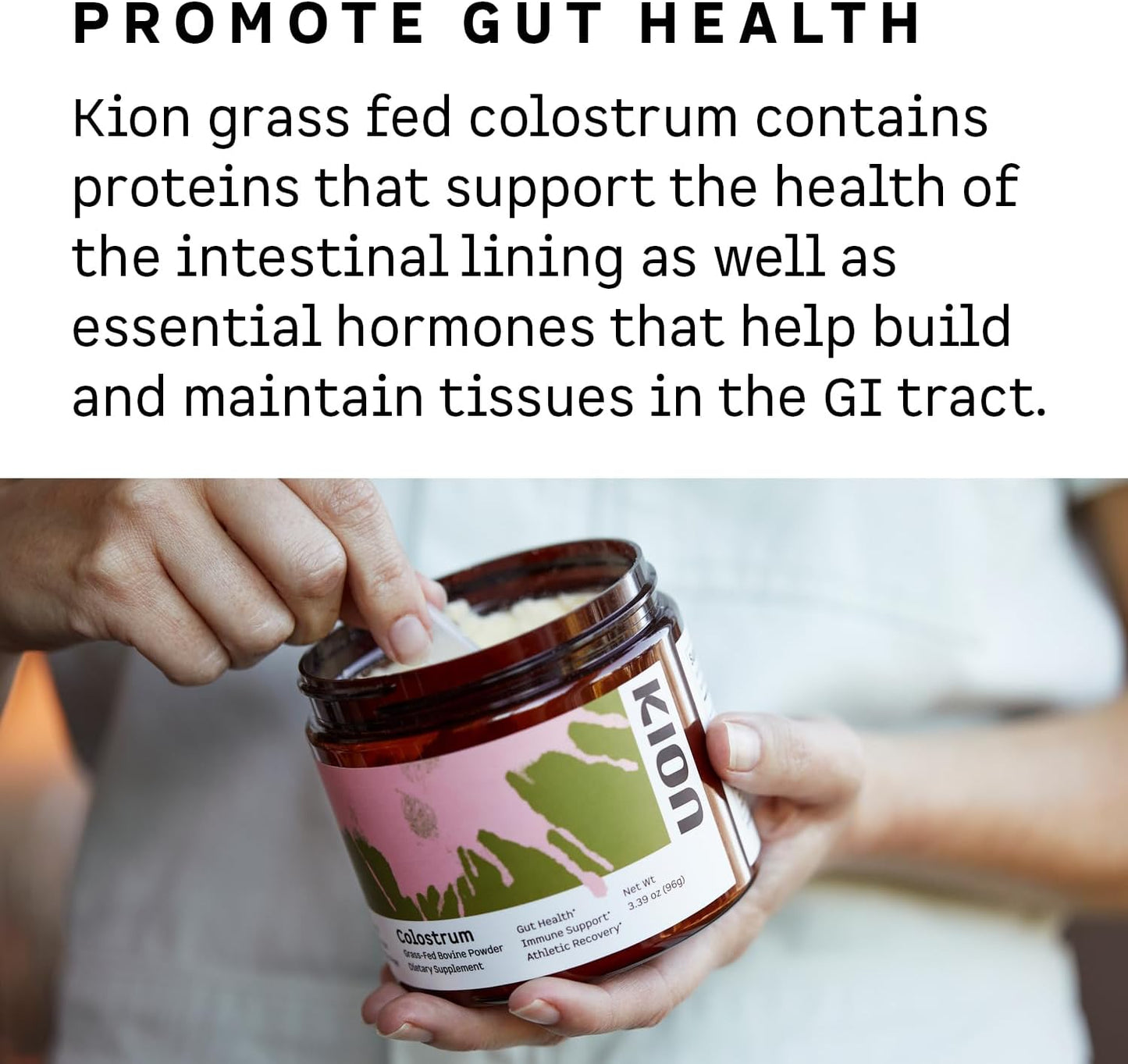 Grass-Fed Bovine Colostrum for Gut Health and Immune Support - 30 Servings