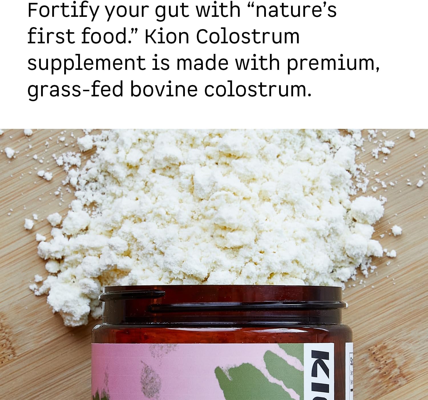 Grass-Fed Bovine Colostrum for Gut Health and Immune Support - 30 Servings