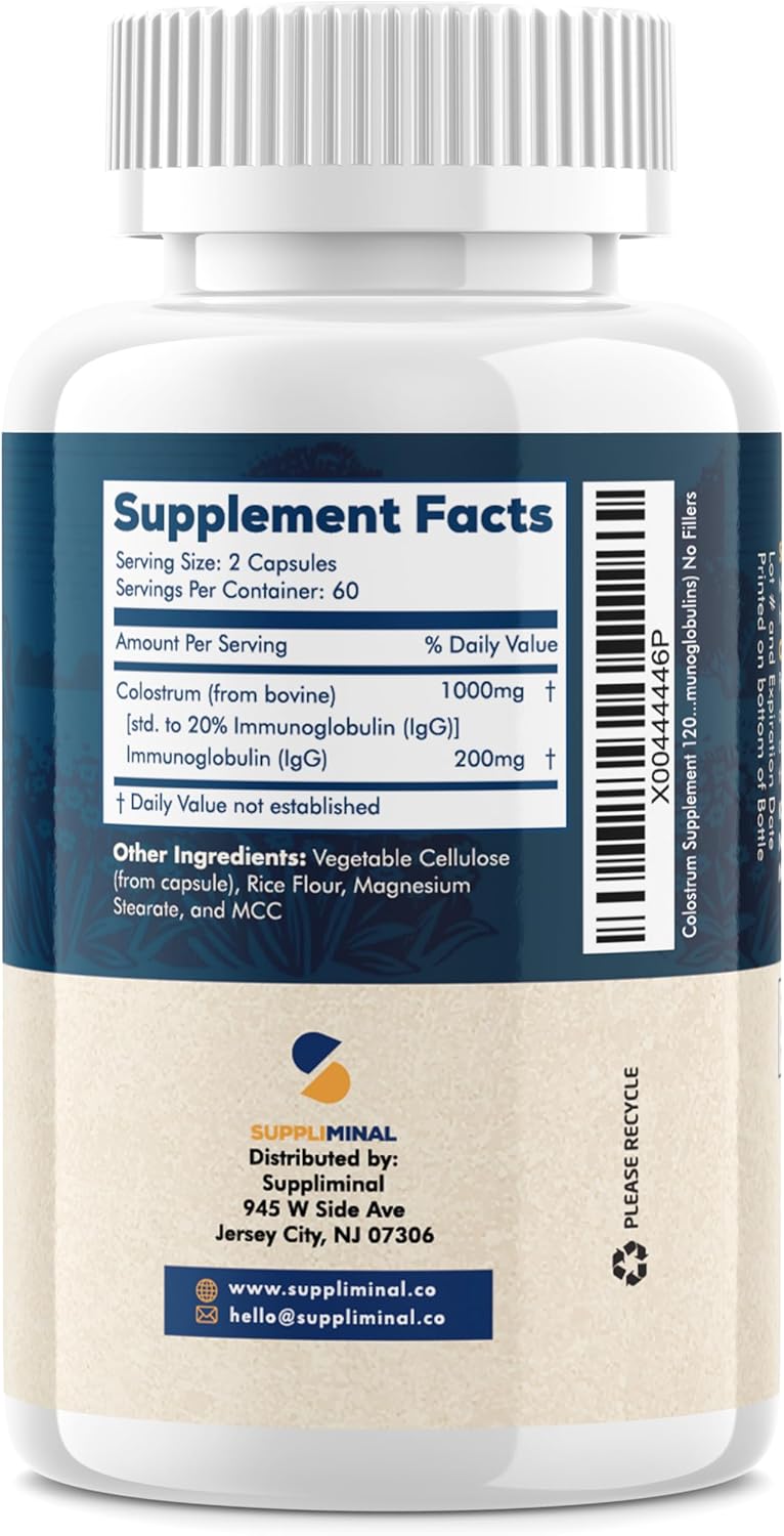 Grass Fed Bovine Colostrum Supplement - 60 Day Supply, Colostrum Powder Capsules - BoostGo Australia