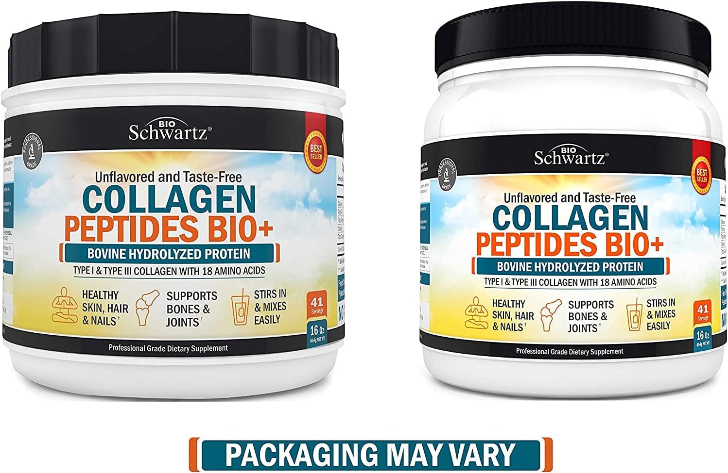 Grass Fed Collagen Peptides Powder for Healthy Skin, Hair & Nails - Bone & Joint Support - Hydrolyzed, Unflavored, Non GMO - 16 oz. - BoostGo Australia