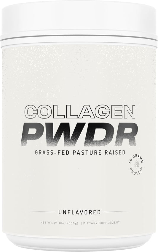Grass Fed Collagen Powder for Hair, Skin, Nails, Joints, Bones & Ligaments - All Natural & Sugar Free