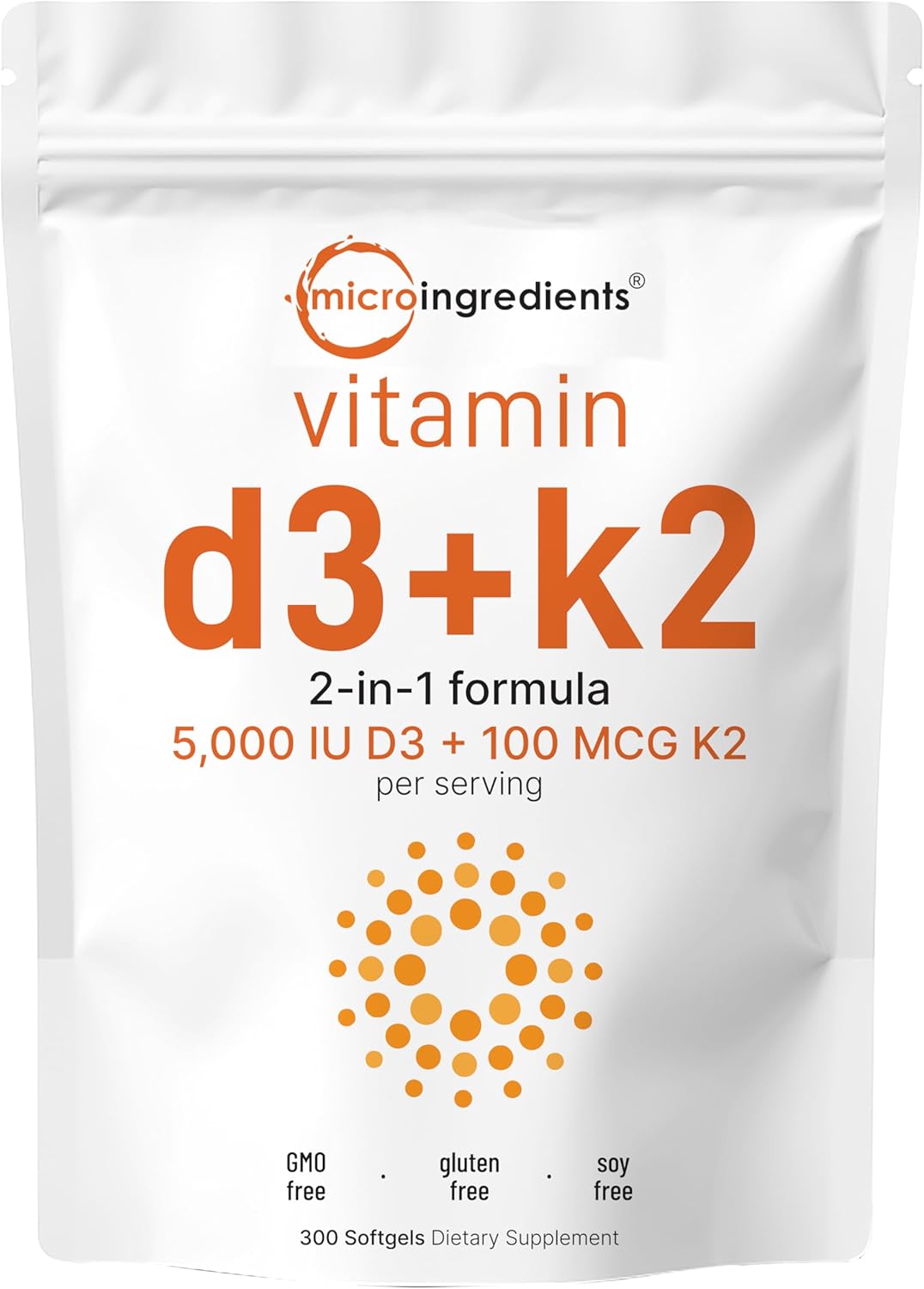 Grass-Fed Collagen Protein Powder & Essential Sunshine Vitamins Bundle - 16oz Collagen Powder, Vitamin D3 5,000iu, K2 100mcg Softgels - 2 Pack