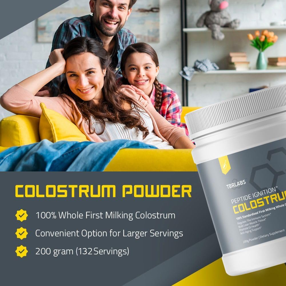 Grass Fed Colostrum Powder for Gut Health, Immunity, Skin & Hair - 400+ Bioactive Nutrients, Keto-Friendly - 200g (132 Servings) - BoostGo Australia