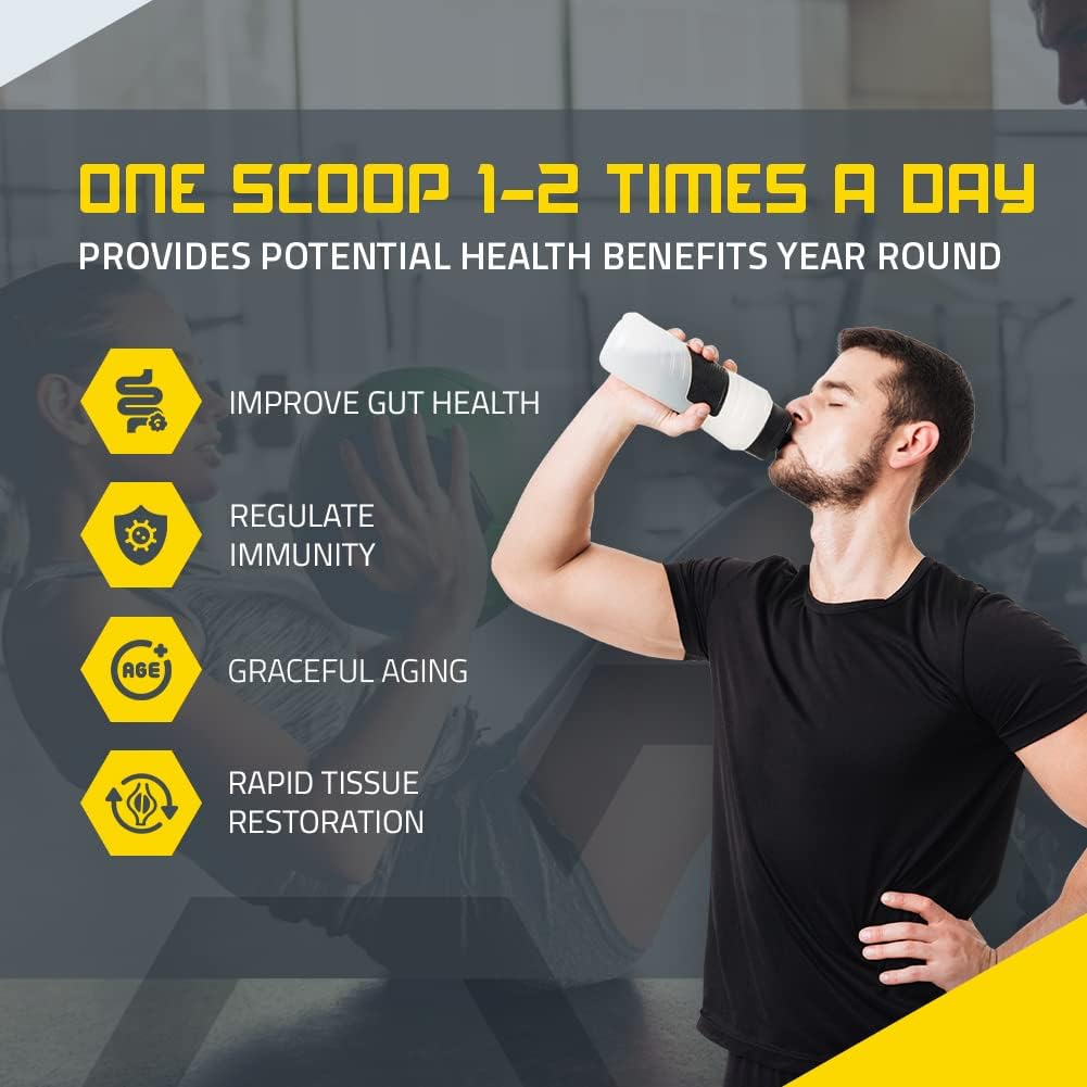 Grass Fed Colostrum Powder for Gut Health, Immunity, Skin & Hair - 400+ Bioactive Nutrients, Keto-Friendly - 200g (132 Servings) - BoostGo Australia