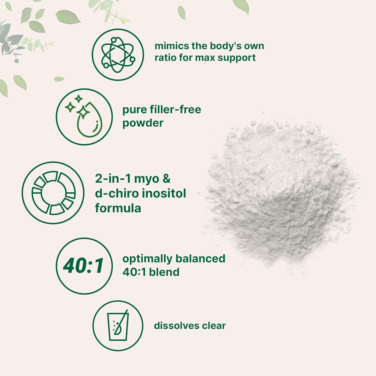 Grass-Fed Multi Collagen Protein Powder & D-Chiro Inositol Bundle - 2lbs | Peptides & Supplement for Women - 2 Pack