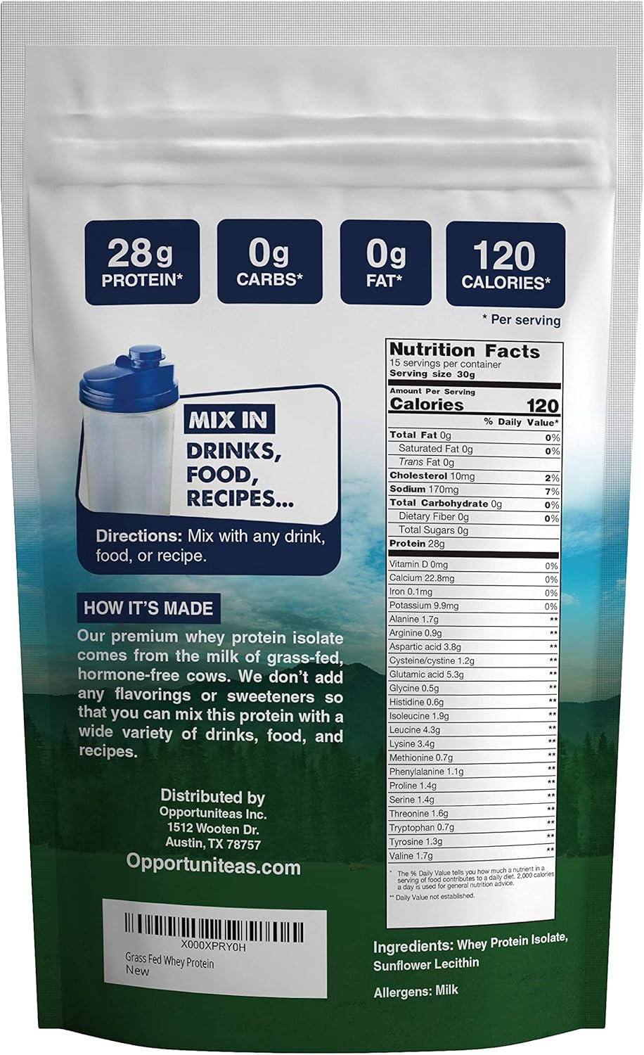 Grass Fed Unflavored Whey Protein & Liver Detox Matcha Tea Bundle - Muscle Support & Liver Cleanse - BoostGo Australia