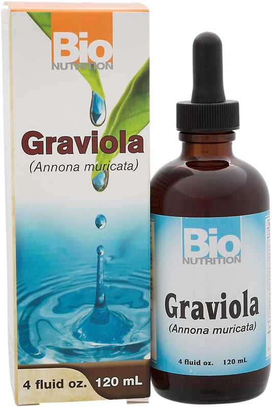 Graviola Liquid Supplement - 4 fl oz (750mg) Annona Muricata Soursop Extract