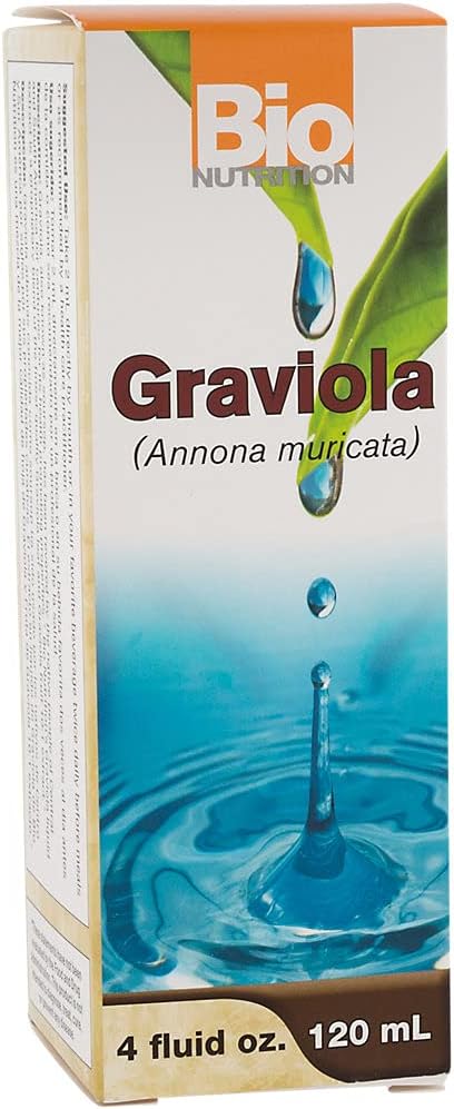Graviola Liquid Supplement - 4 fl oz (750mg) Annona Muricata Soursop Extract