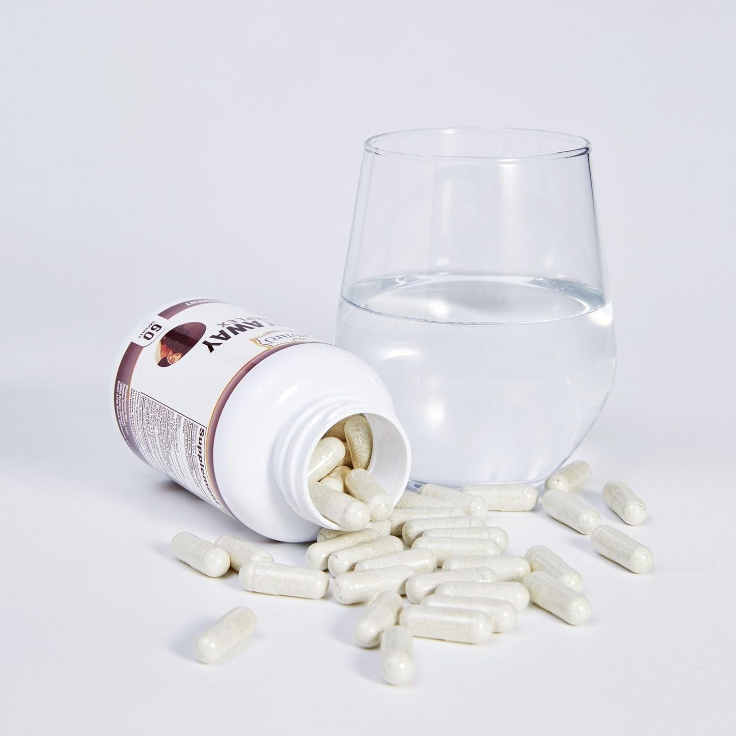 Gray Away Complex by Qivaro - Advanced Unisex Supplement for Restoring Natural Hair Color - Reverse Graying in Men and Women - 60 Capsules