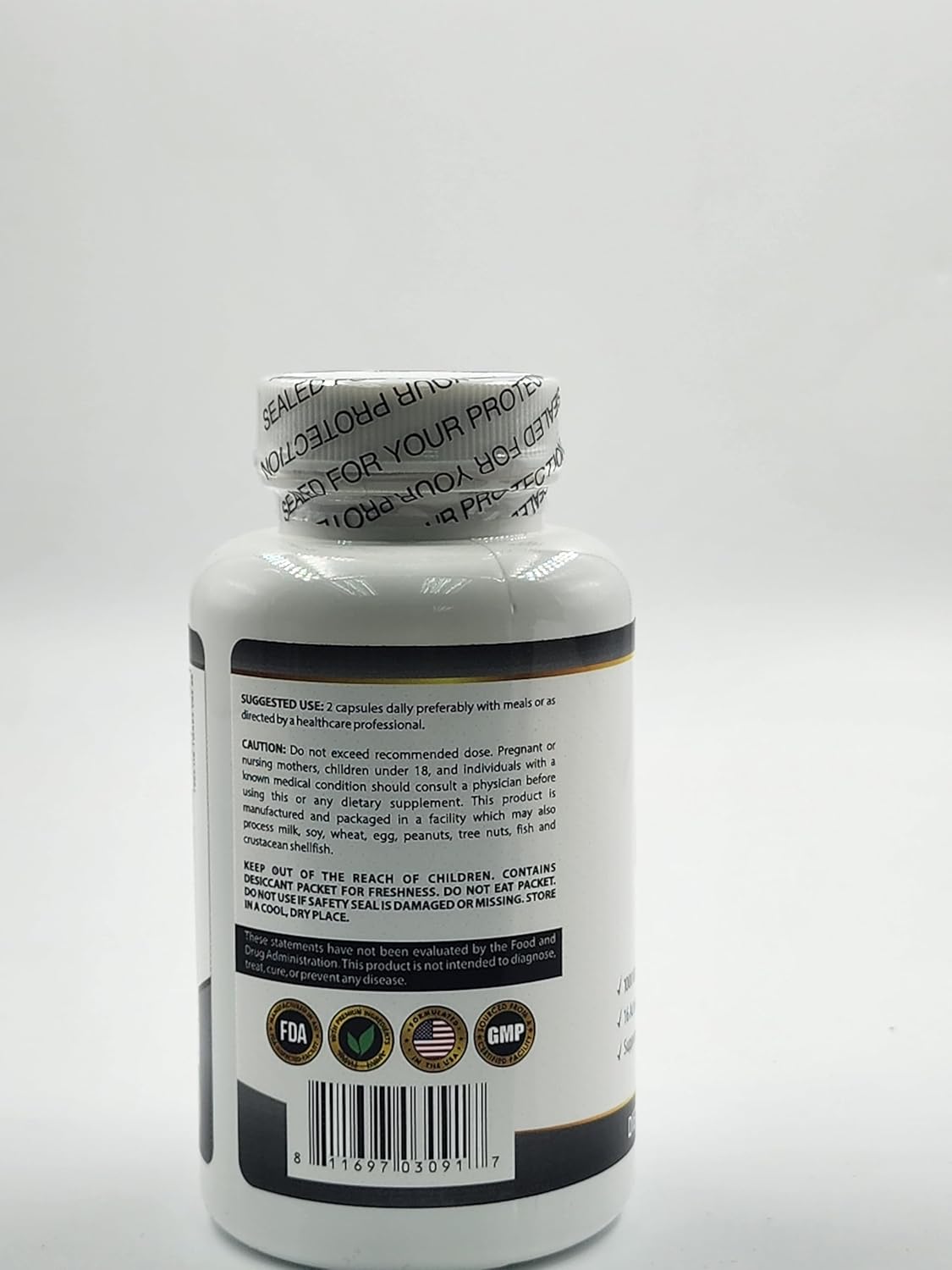 Gray Away Complex by Qivaro - Advanced Unisex Supplement for Restoring Natural Hair Color - Reverse Graying in Men and Women - 60 Capsules