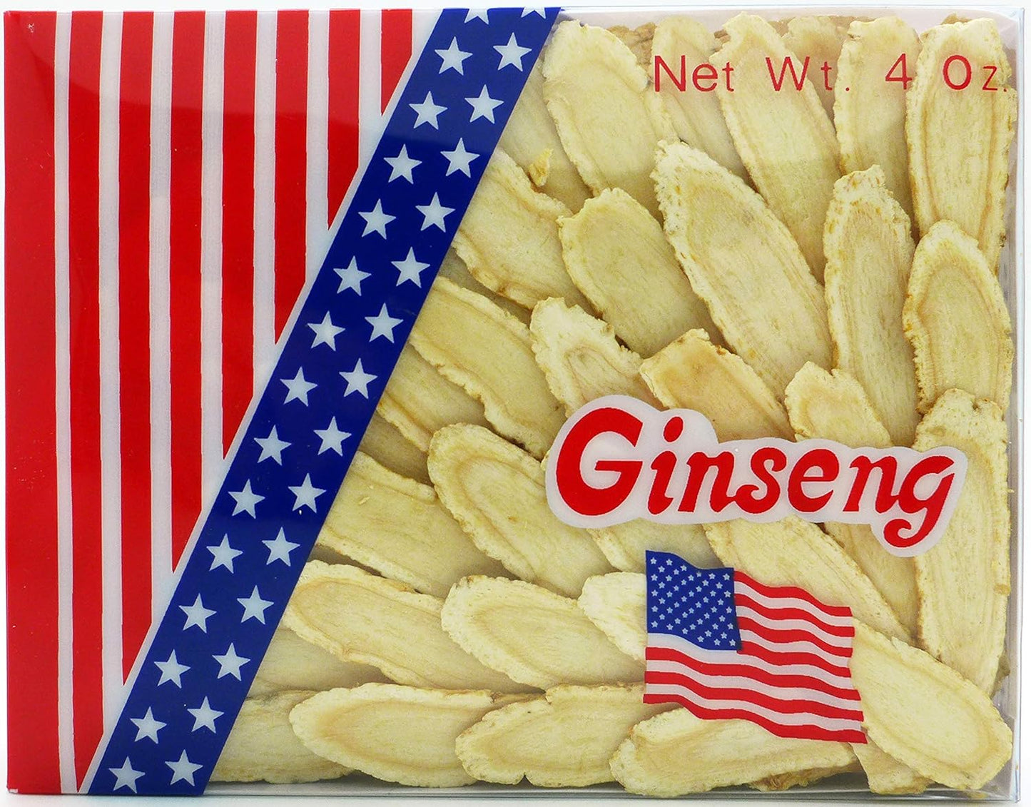 Green Bay American Ginseng Slices - Large 4 oz/113 g Gluten Free & Keto Friendly