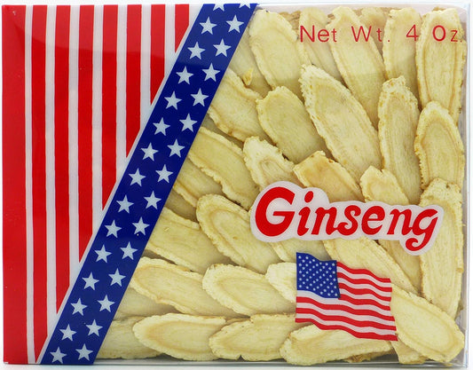 Green Bay American Ginseng Slices - Large 4 oz/113 g Gluten Free & Keto Friendly