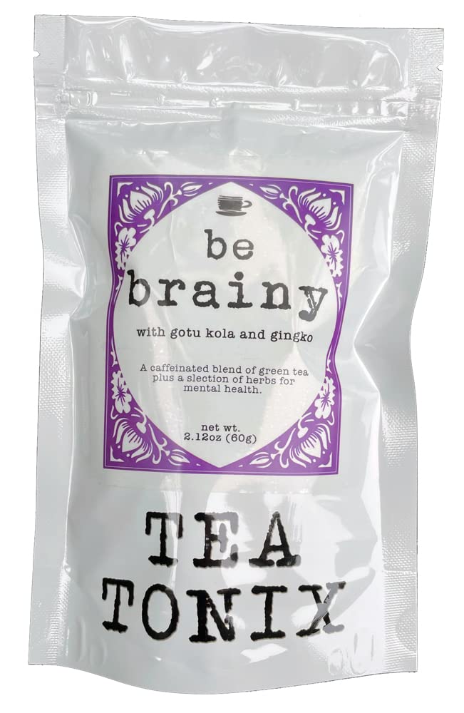 Green Tea Blend for Mental Clarity with Gotu Kola, Hawthorn Berries, and Gingko - Memory, Concentration, Focus - 60g
