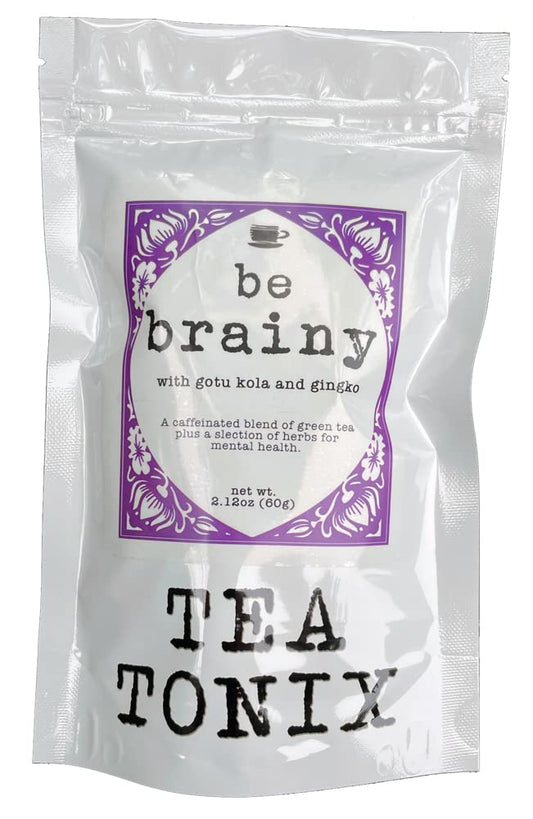 Green Tea Blend for Mental Clarity with Gotu Kola, Hawthorn Berries, and Gingko - Memory, Concentration, Focus - 60g