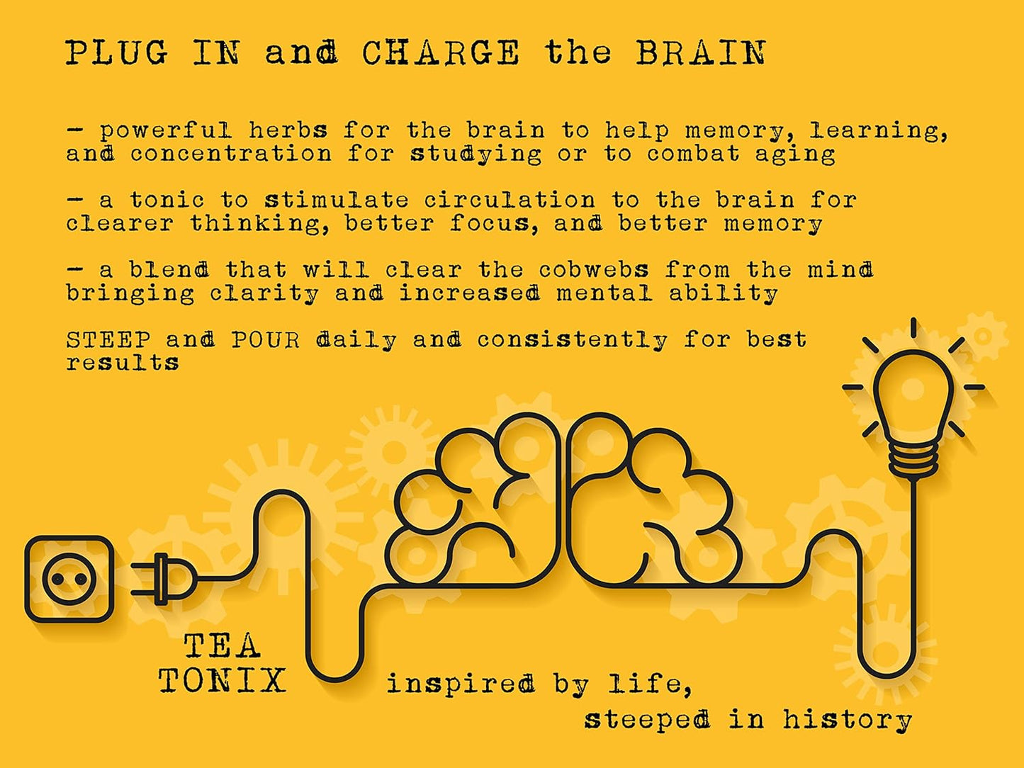 Green Tea Blend for Mental Clarity with Gotu Kola, Hawthorn Berries, and Gingko - Memory, Concentration, Focus - 60g