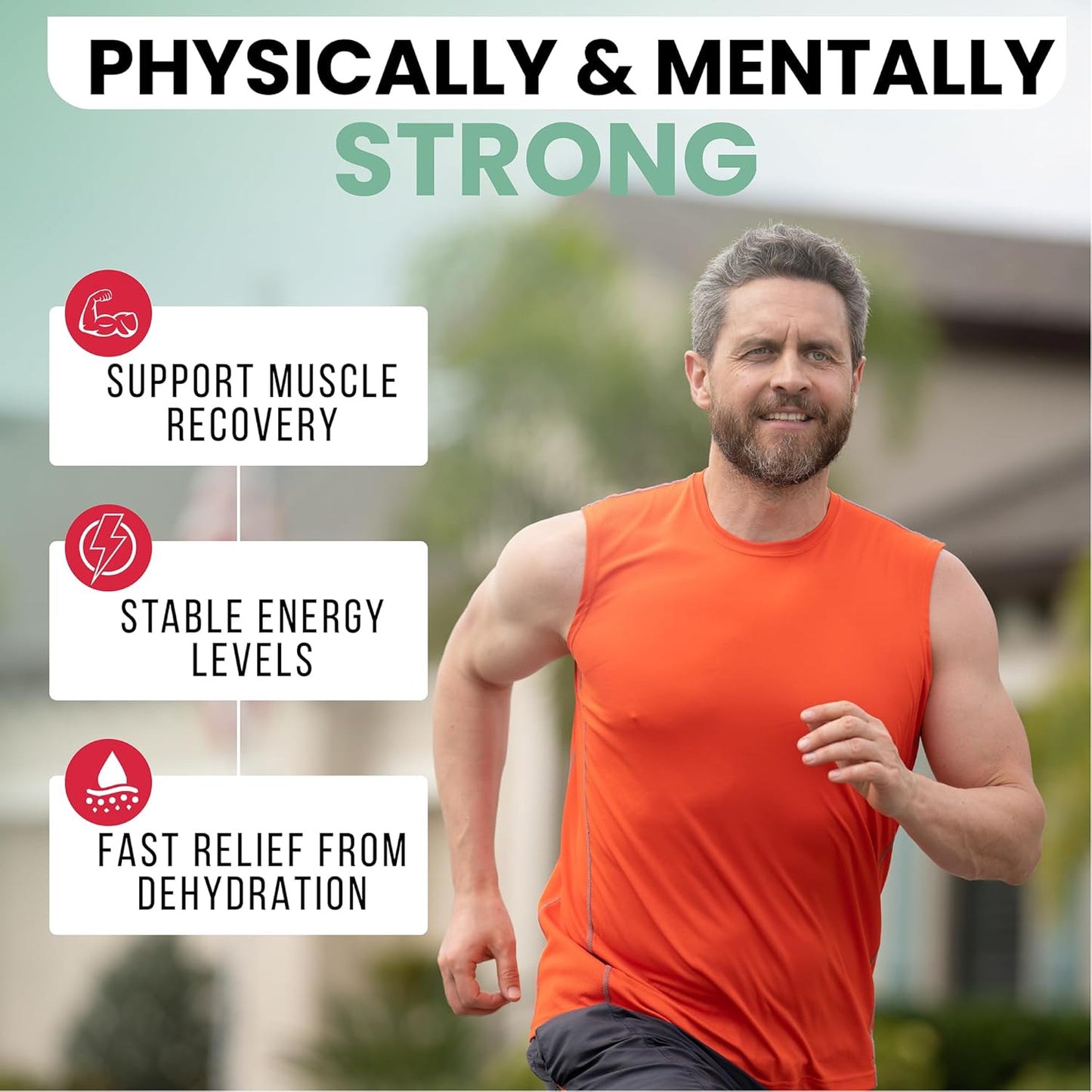 Green Tea Ginseng Electrolyte Powder - Keto Friendly Hydration Powder with Pink Himalayan Salt, 1000mg Potassium, 120mg Calcium, 120mg Magnesium - 100 Servings