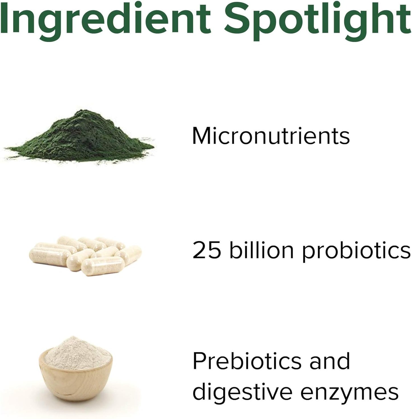 Green Vibrance Vegan Superfood Pills - 240 Count for Vibrant Health