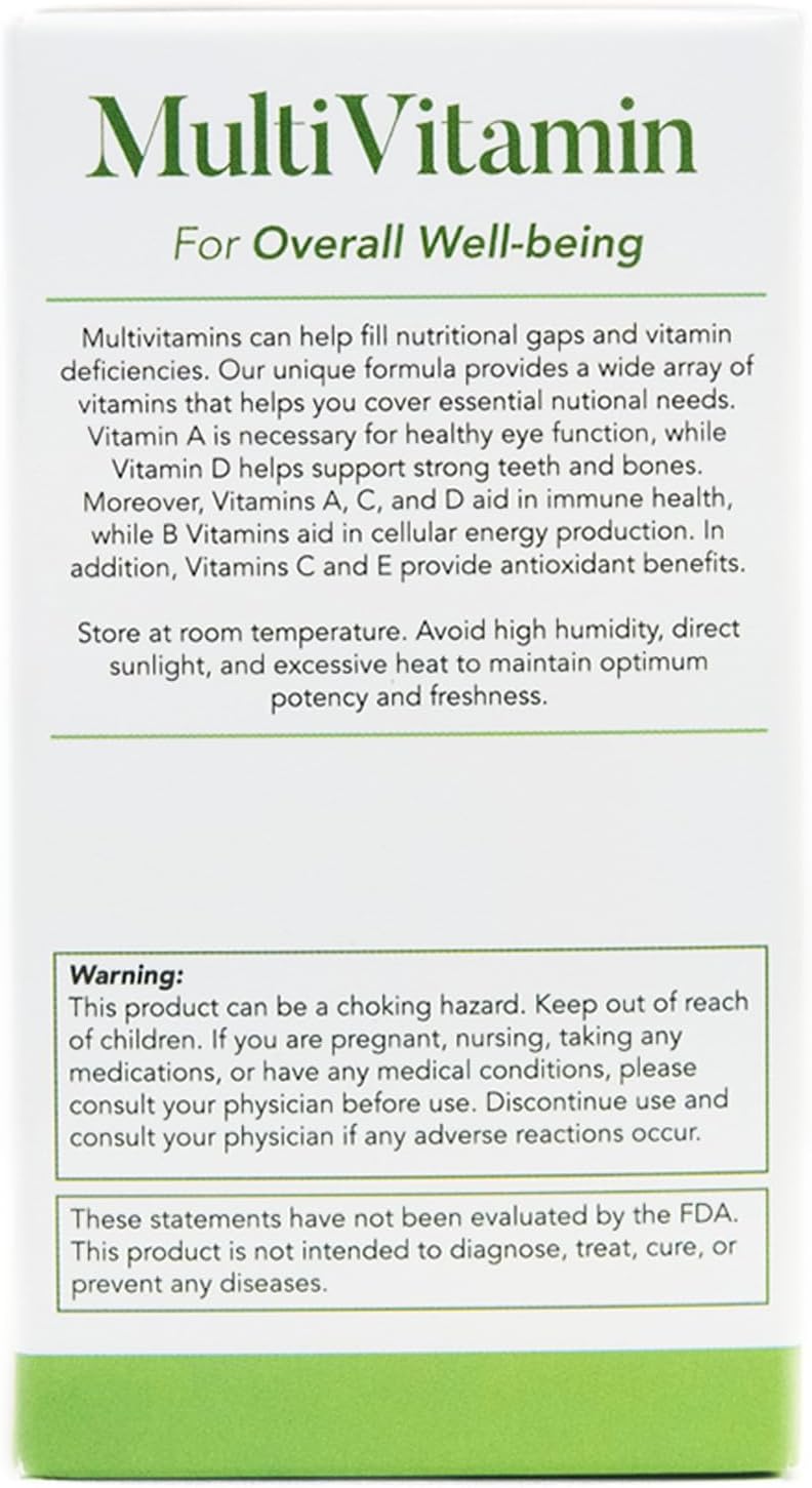 GSL Technology Multi-Vitamin 3 Pack - 180 Tablets, 11 Key Vitamins for Daily Nutritional Support, Made in USA for Overall Well-Being
