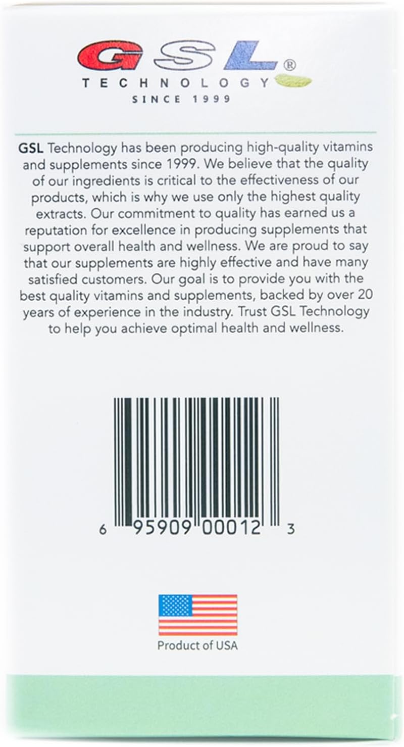 GSL Technology Sugar Balance Supplement with 1000mg Bitter Melon Extract - Made in USA (30 Count)