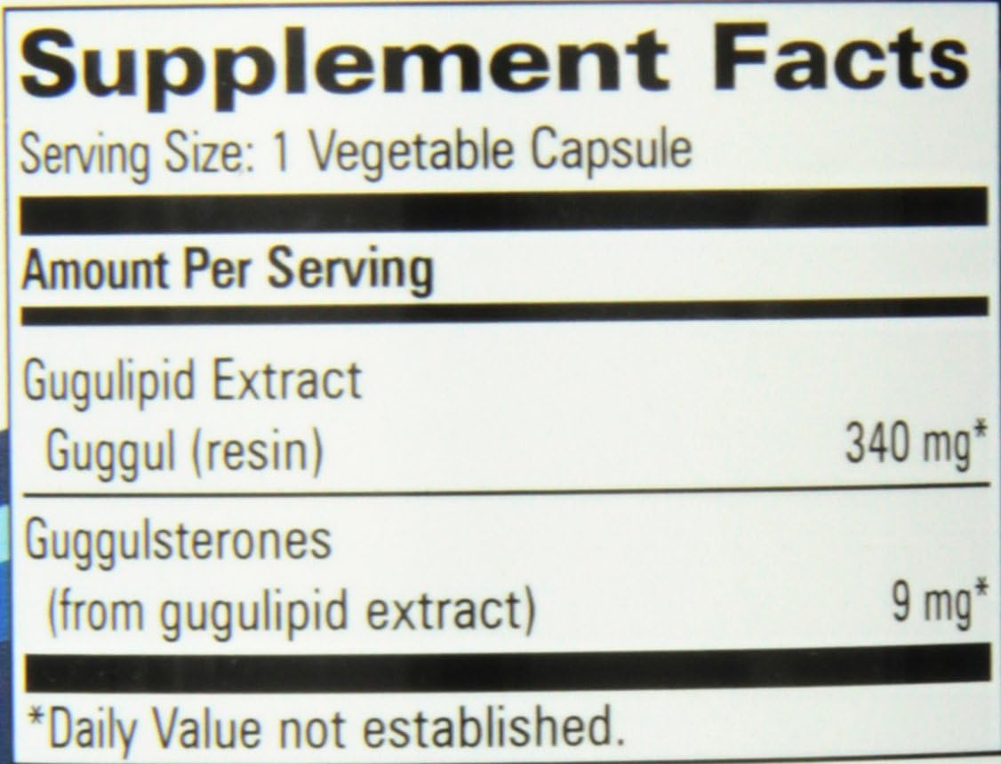 Gugulipid Supplement by Progressive Laboratories - 90 Count Bottle for Heart Health and Cholesterol Support