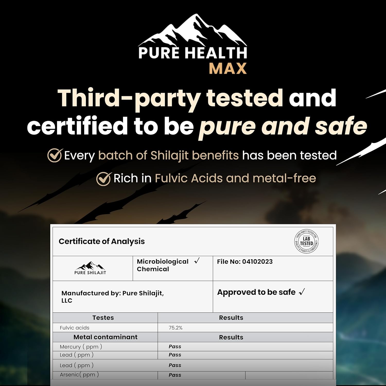 Gummies with Heightener and Pure Shilajit for Enhanced Wellness